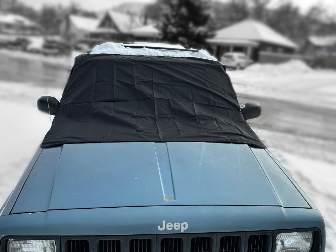 Lamicall Windshield Cover for Ice Snow, Magnetic 1S Snow Remove, Waterproof customer photo 2
