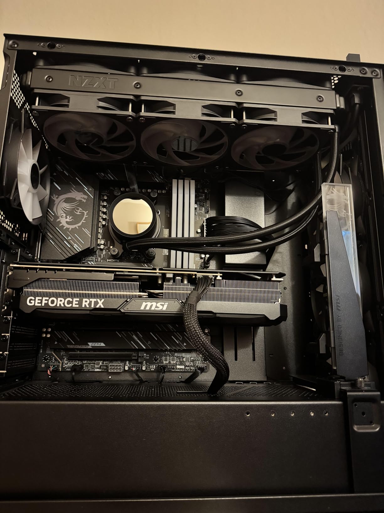 MSI MAG Coreliquid A13 360 - AIO ARGB CPU Liquid Cooler - 360mm Radiator - LGA 1700/1851 / AM5/AM4 Compatible - Triple 120mm ARGB PWM Fans, Black customer photo 2