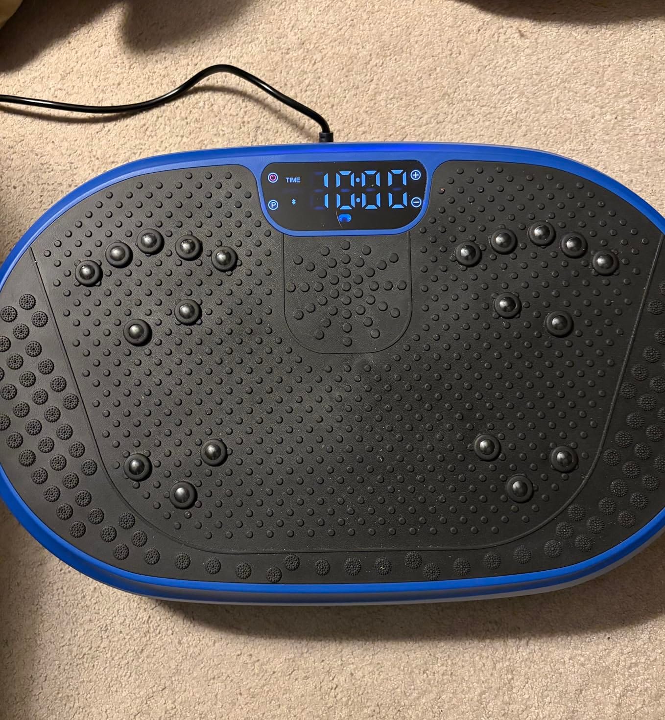 HVX Vibration Plate Exercise Machine 450 lbs Capacity Lymphatic Drainage customer photo 1