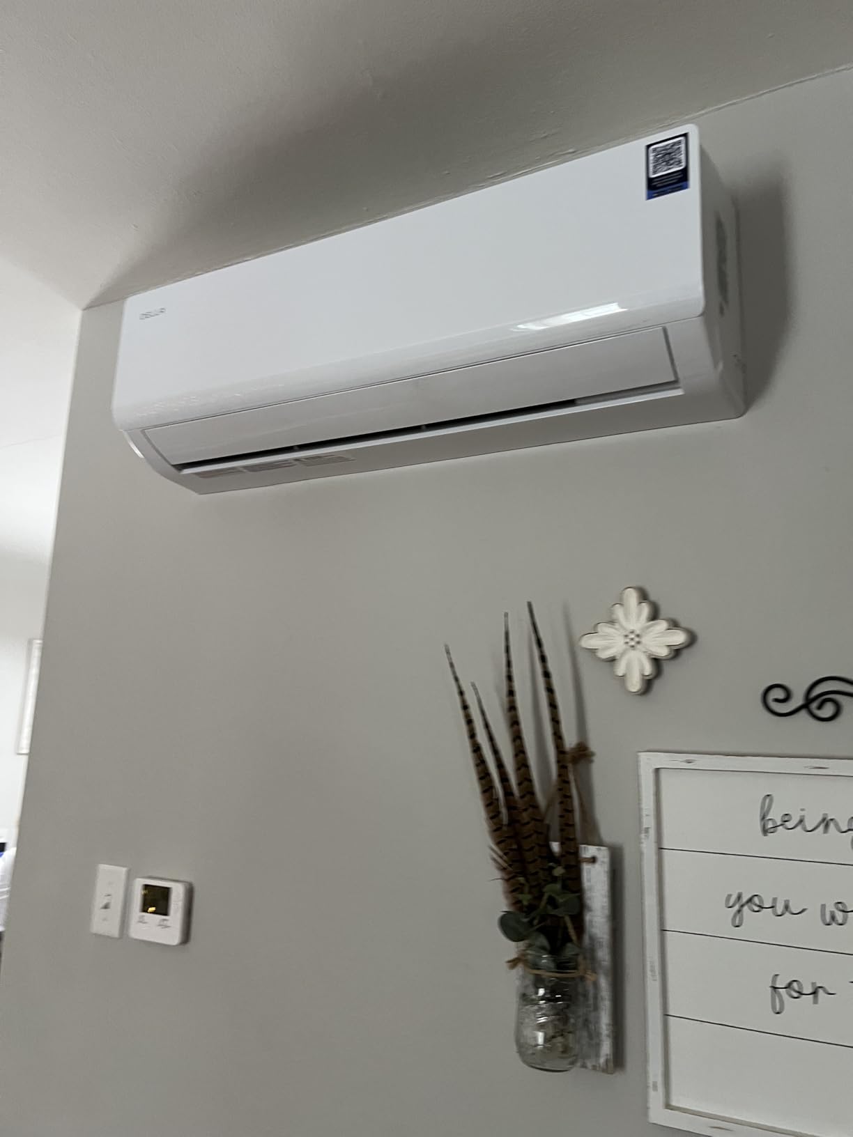 DELLA 28K BTU ODU 3 Zone (2 * 9K+18K BTU) Mini Split AC Heat Pump Works with Alexa and Wifi, Multi Zone Cools up to 1800 Sq.Ft, 20 SEER2 208-230V, Energy Efficient, Pre-Charged, 16ft Kits Included customer photo 2