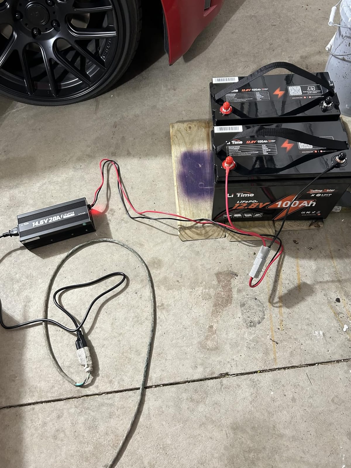 Litime 12V 100Ah LiFePO4 Battery, Group 27 Lithium Battery for RV, Marine customer photo 1