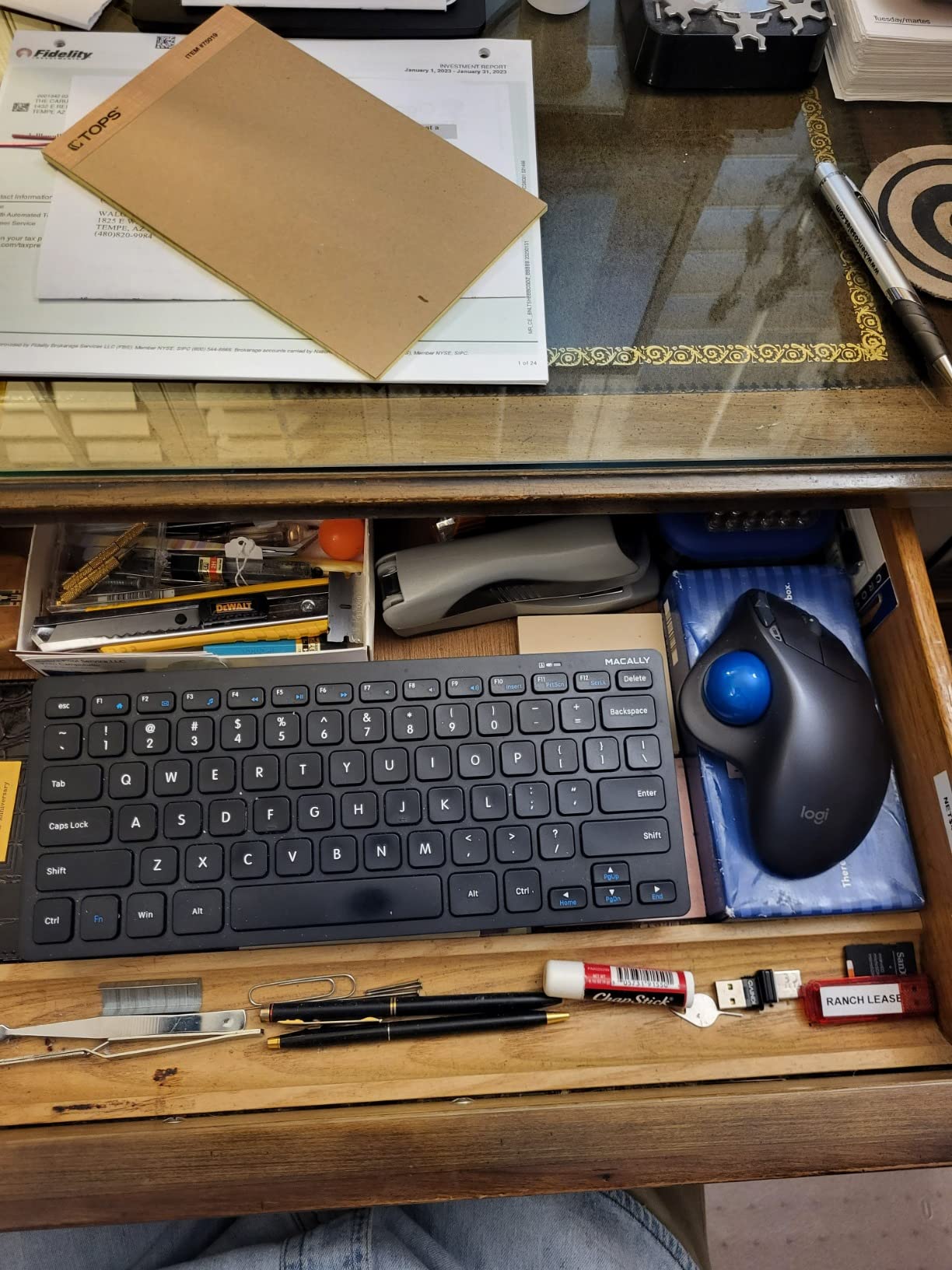 Macally Compact Wireless Keyboard - 2.4 Small Keyboard for Laptop, Desktop PC, Surface, Chromebook, Notebook, Slim Mini Key board with 2.4G Wireless USB - Portable, Ready for Travel without Number Pad customer photo 2