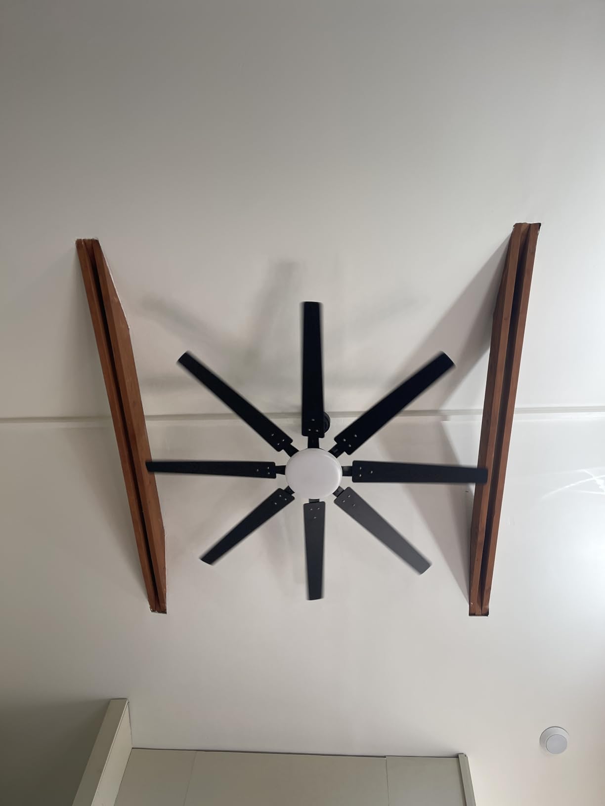 Amico 72 Inch Ceiling Fans with Lights and Remote, Black Large Ceiling Fan customer photo 1