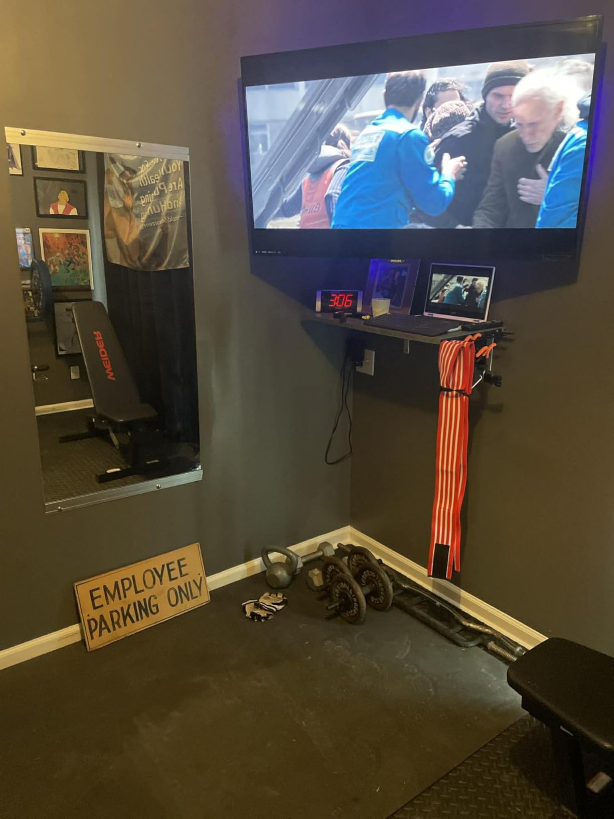 60x40 in Home Gym Mirrors,1-Pack,Frameless,Wall Mounted customer photo 2