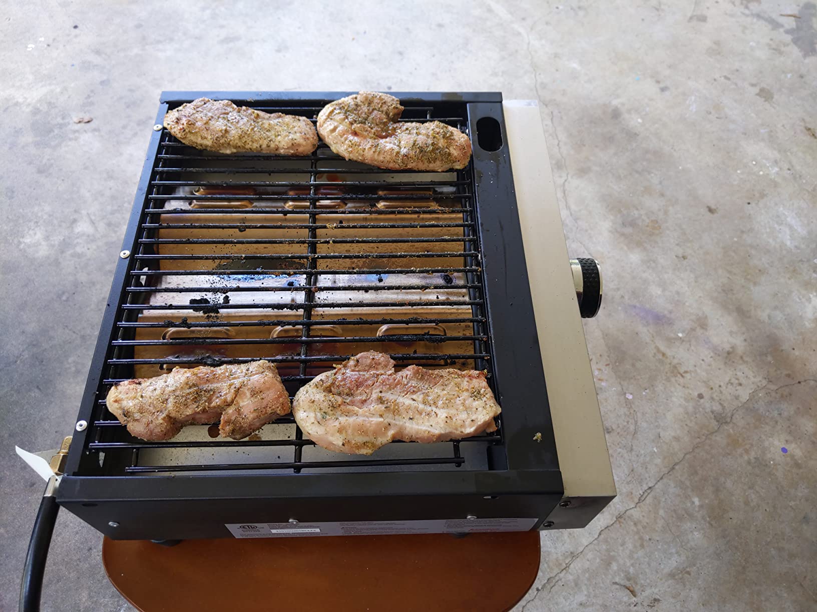 CAMPLUX Griddle Stand for 17” / 22” Tabletop Griddles, Foldable Grill Stand with Dual Side Shelves, 18.1–29.2” Adjustable Height, Anti-Rust Outdoor Griddle Table for Camping & Tailgating customer photo 1