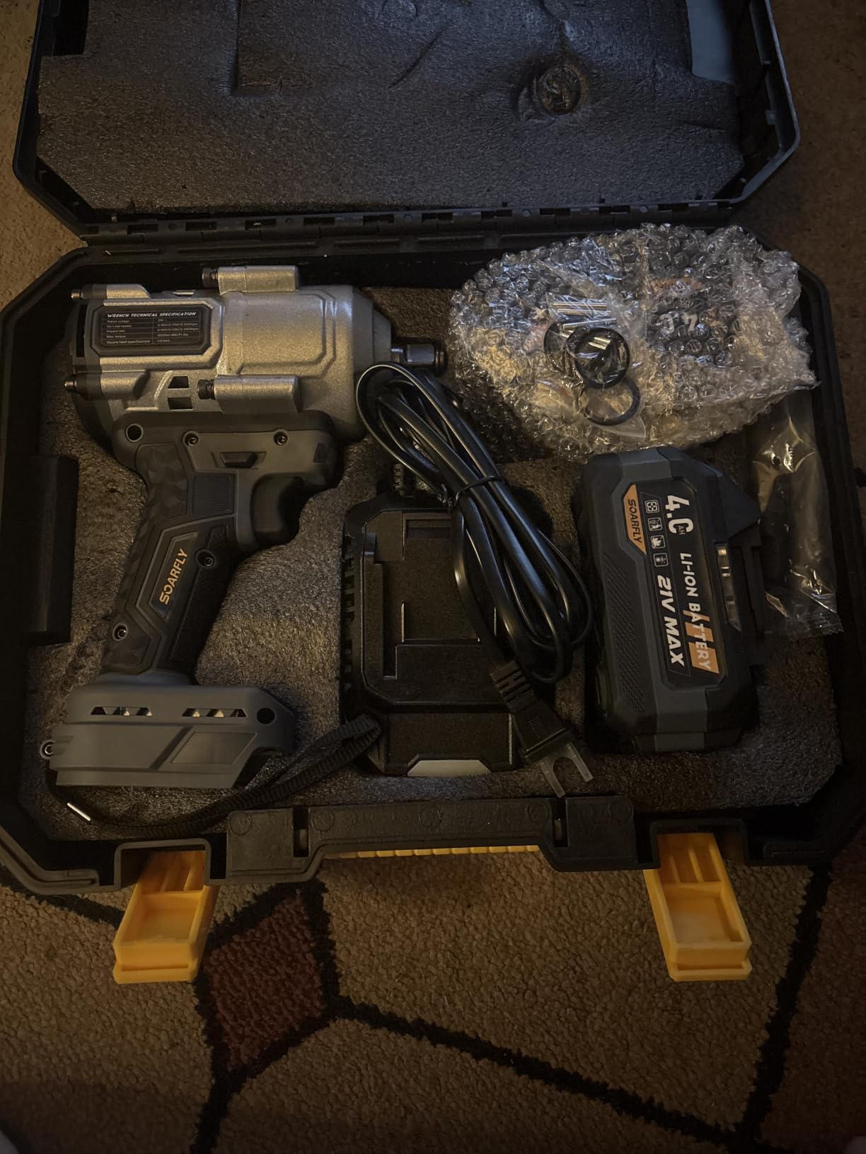 SOARFLY Cordless Impact Wrench 1/2