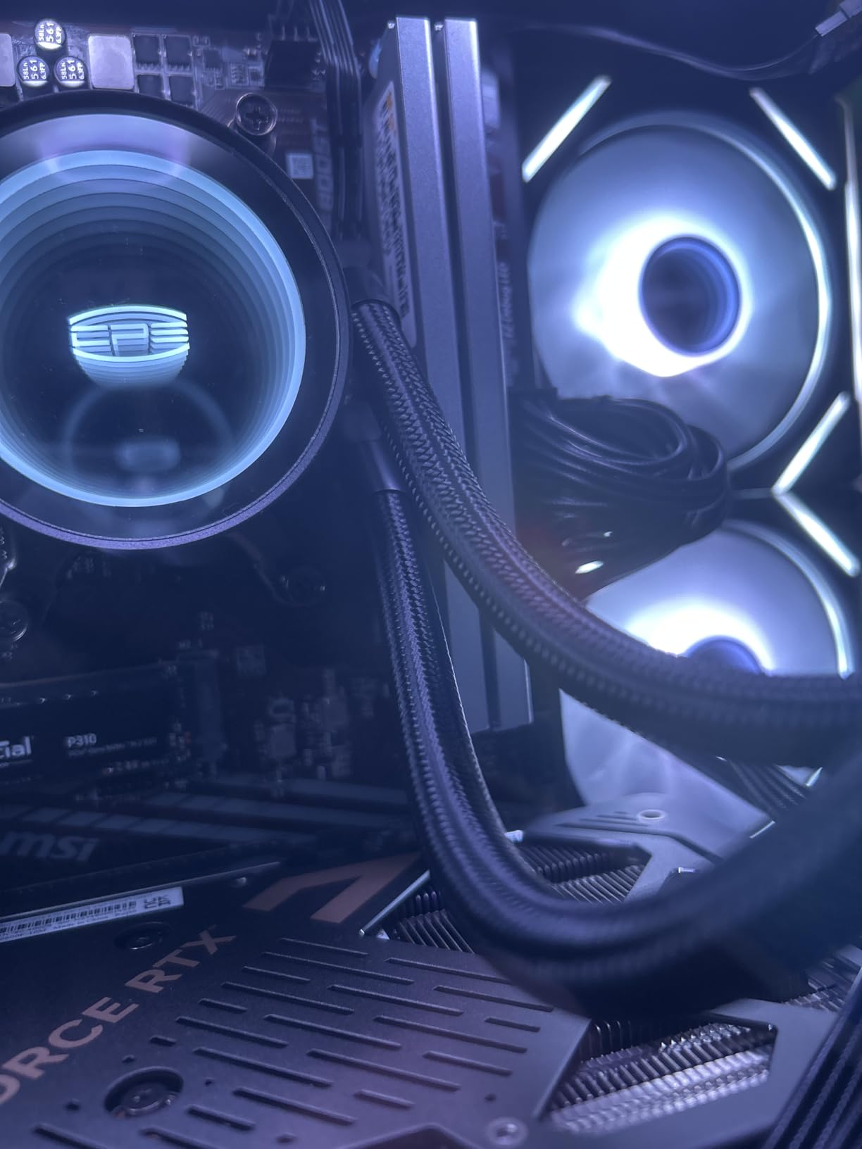 YAWYORE Gaming PC, AMD Ryzen 7 5700X, GeForce RTX 5060 Desktop Computer customer photo 2