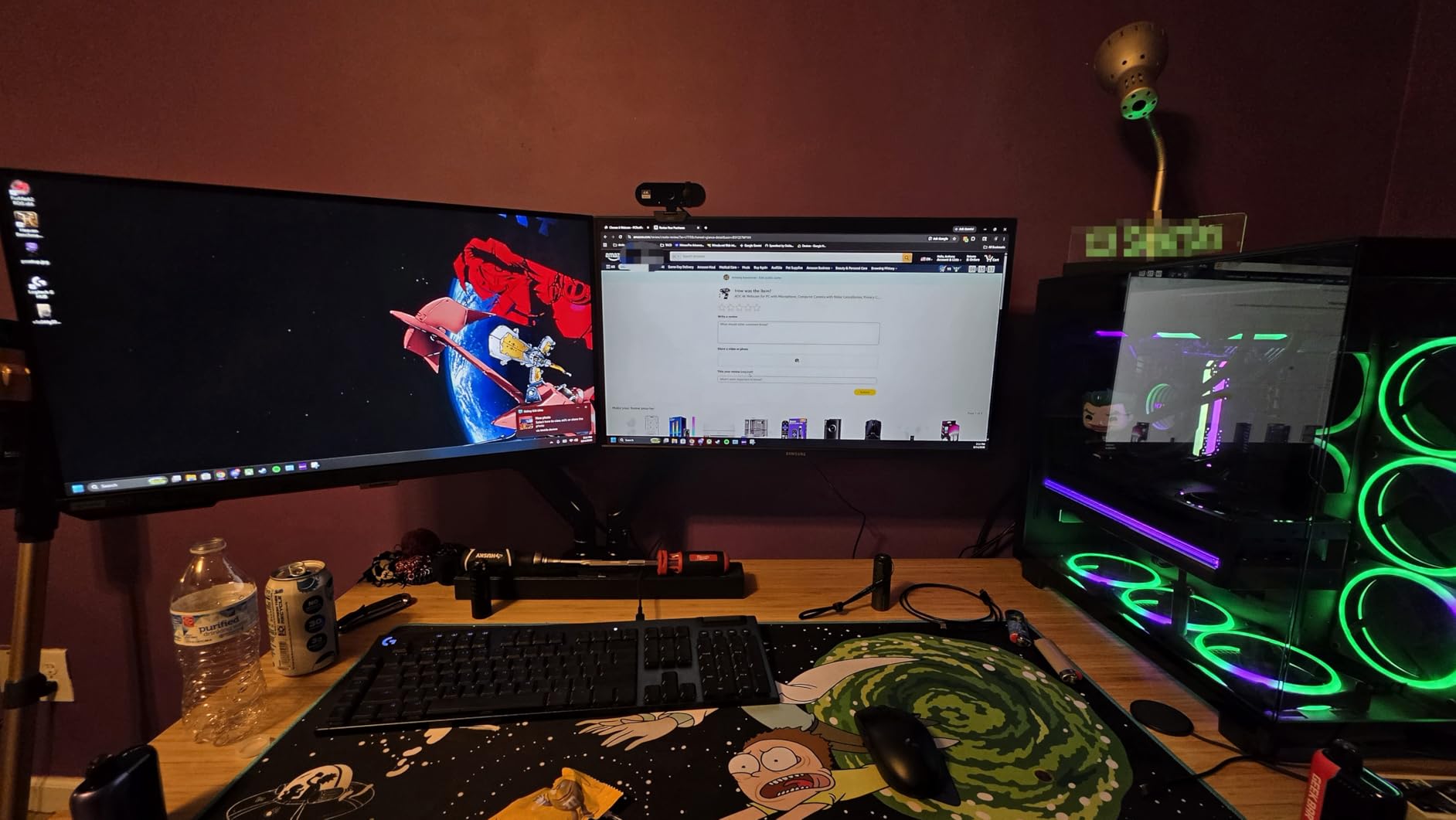 AOC 4K Webcam for PC, Streaming Computer Camera with Noise-Canceling Mic customer photo 1