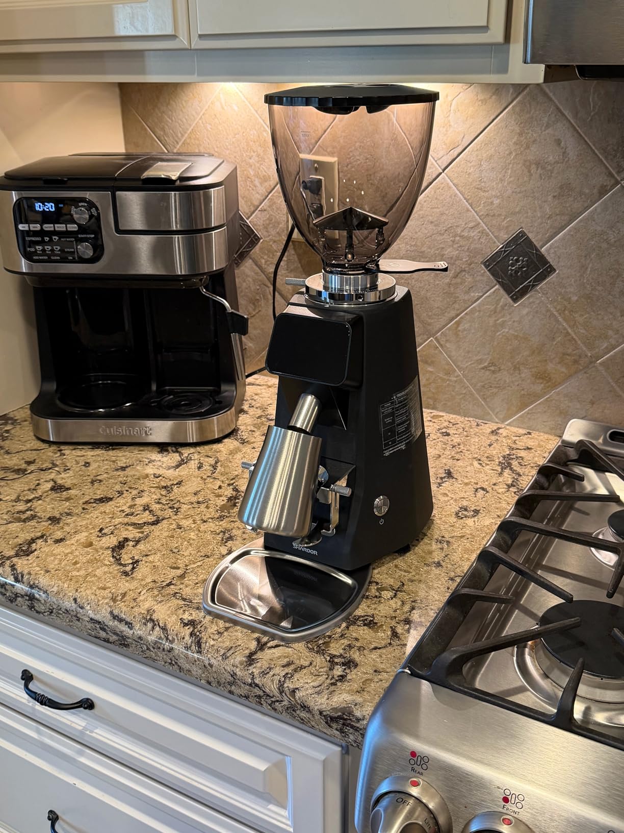 SHARDOR 64mm Burr Coffee Grinder, Electric Espresso Coffee Grinders for Home Use with Commercial-Grade Precision, 100 Grind Settings, Die-Cast Aluminum Housing, 17.6oz Hopper, Anti-Static Technology customer photo 2