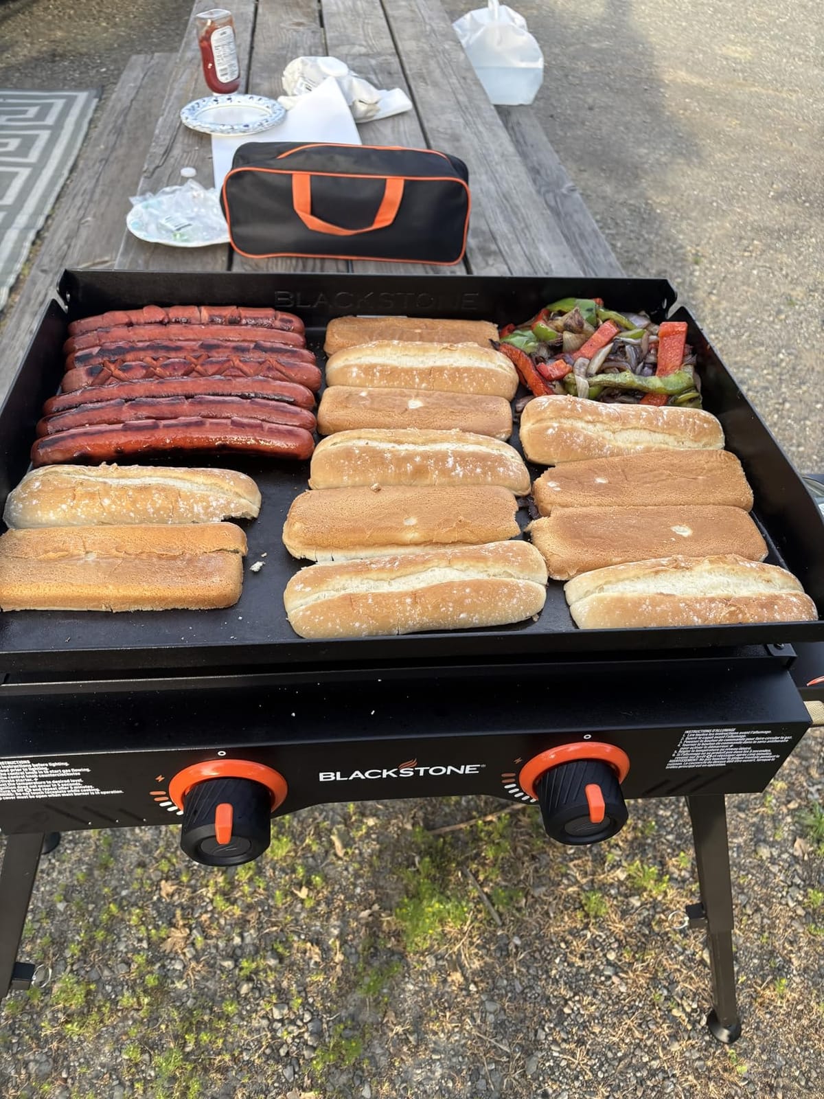 Griddle Stand for Blackstone Griddle Fits 17 and 22 inch Table Top Grills customer photo 2