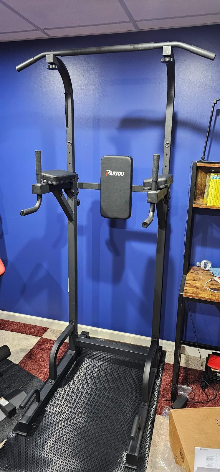 PASYOU Adjustable Squat Power Rack for Home Gym customer photo 2