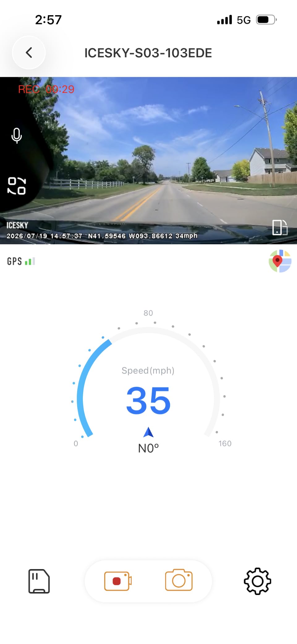 Icesky 4K Dash Cam Front and Rear Left Right with GPS, 20MB/s WiFi 6 customer photo 2