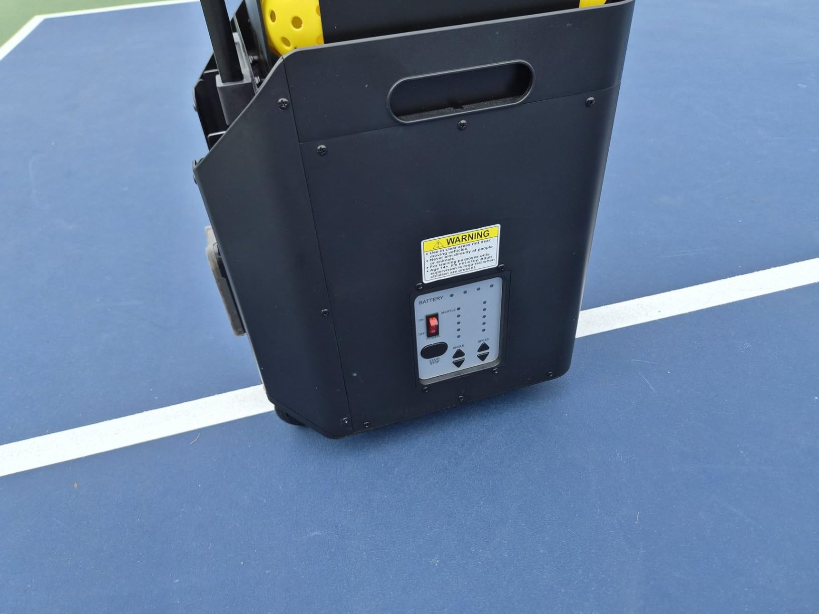 Franklin Sports Pickleball Launcher - Portable Auto Launcher - 5 Speeds, 4 Angles, Shuffle Mode - Rechargeable - Battery NOT Included customer photo 1