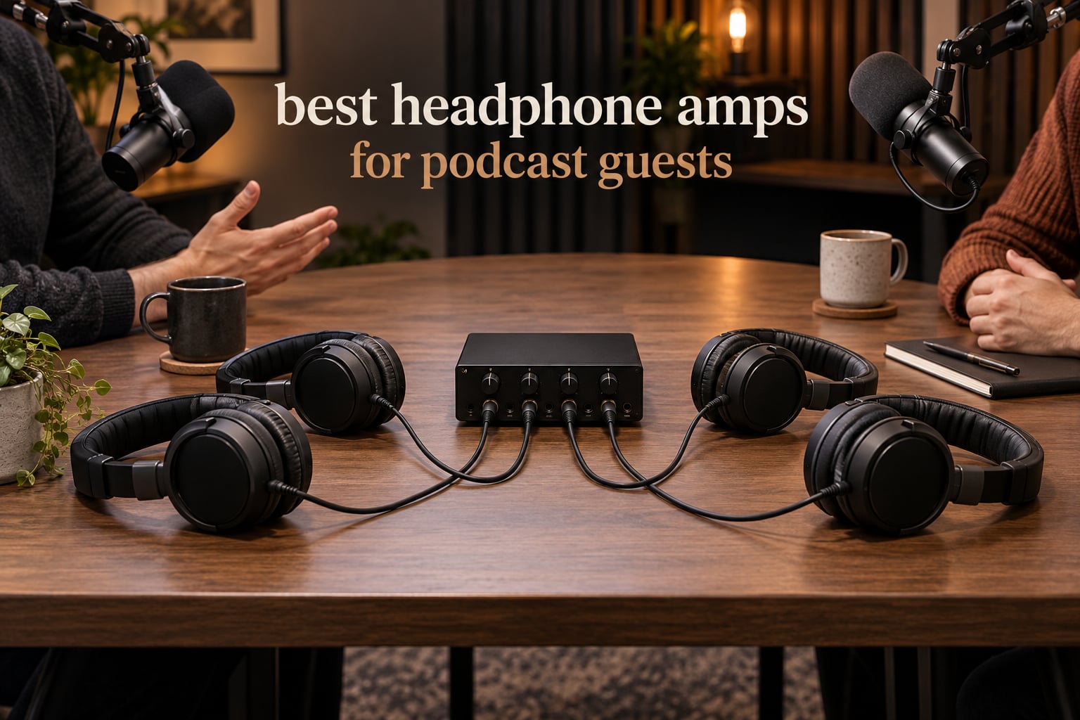 best headphone amps for podcast guests