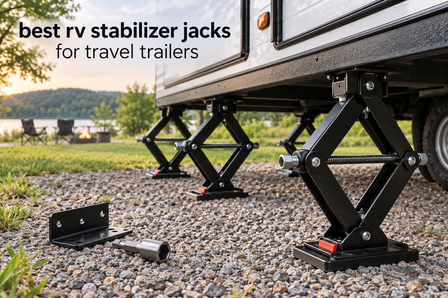 best rv stabilizer jacks for travel trailers