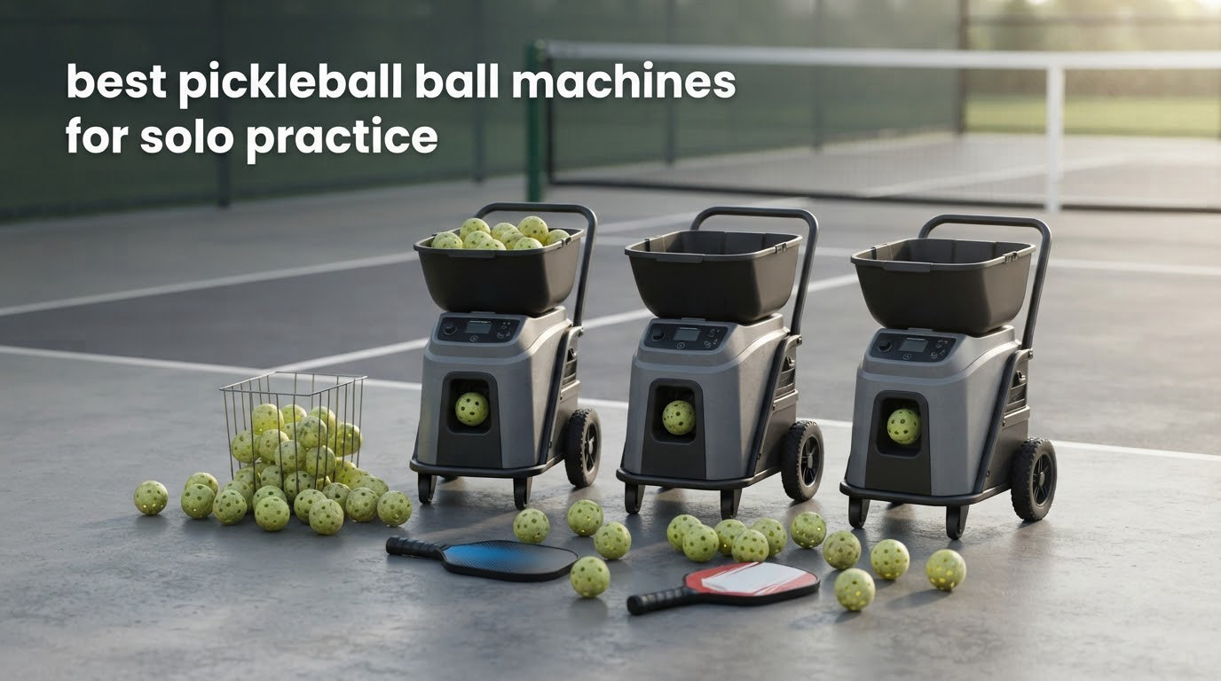 best pickleball ball machines for solo practice