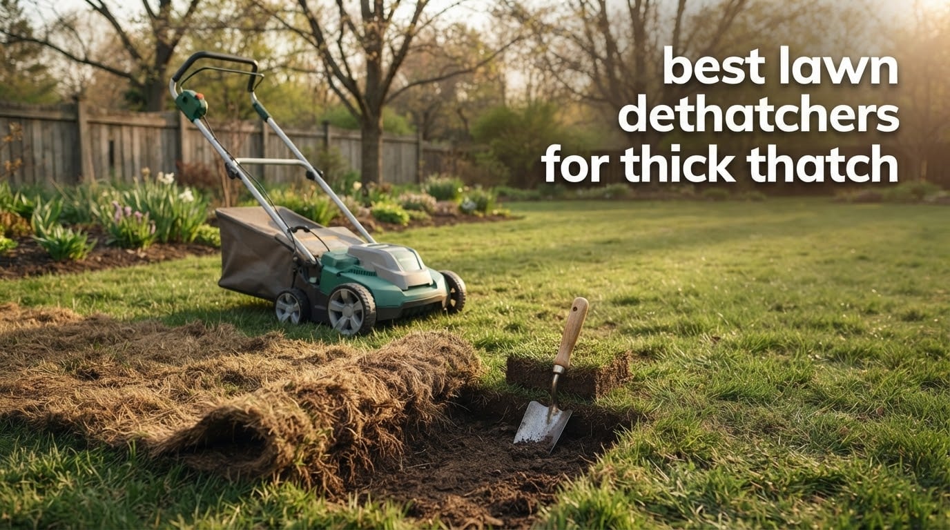 best lawn dethatchers for thick thatch