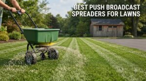 best push broadcast spreaders for lawns