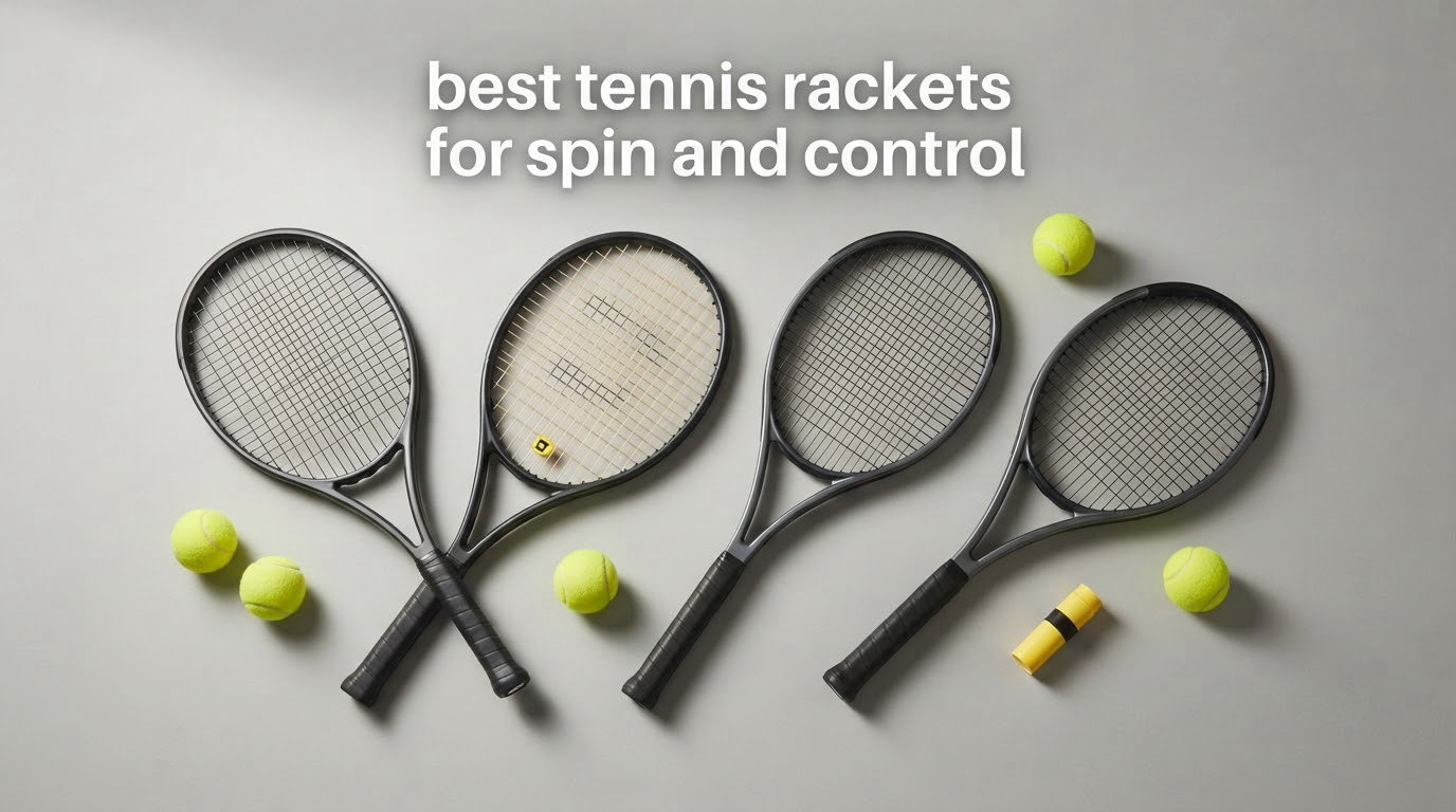 best tennis rackets for spin and control