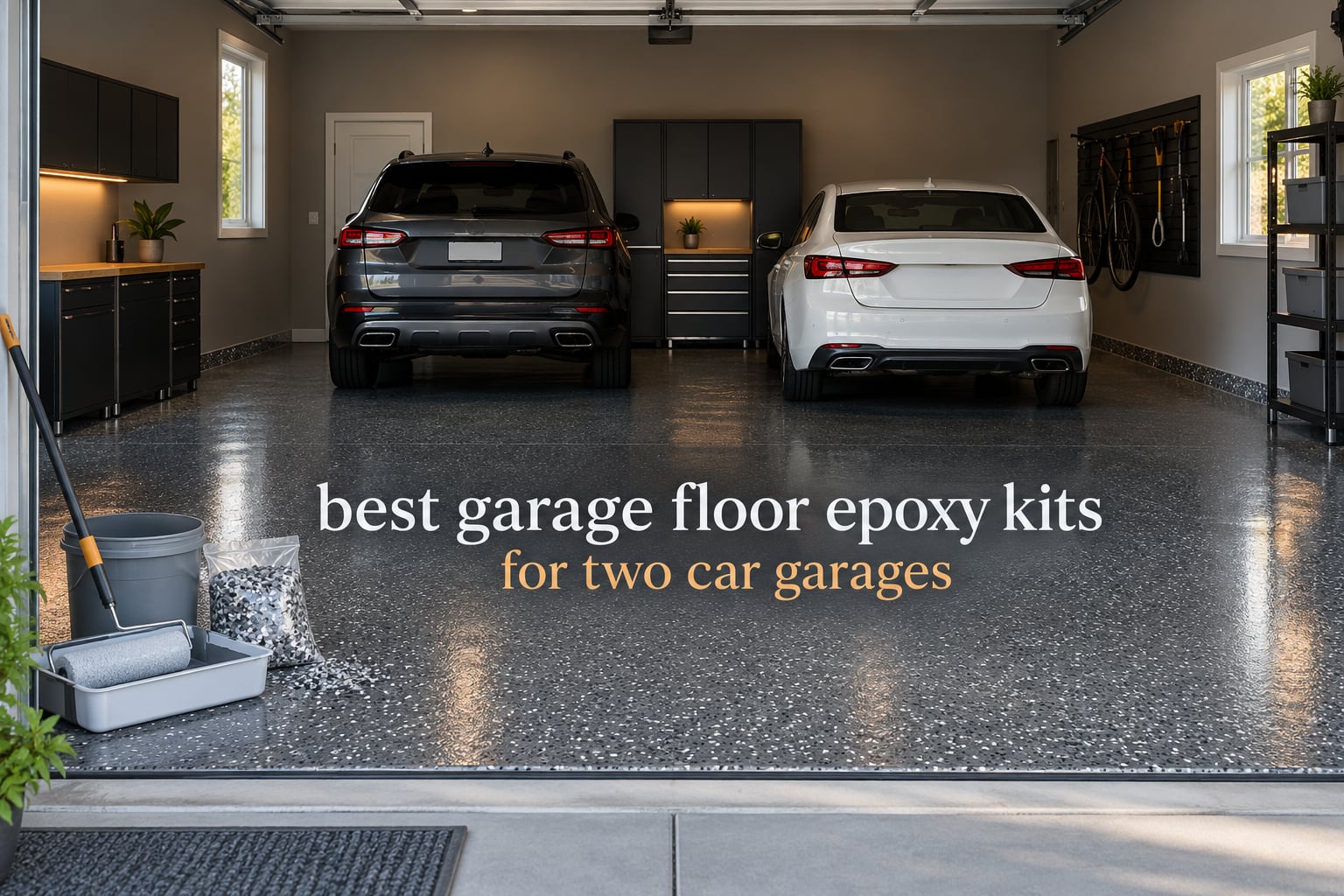 best garage floor epoxy kits for two car garages