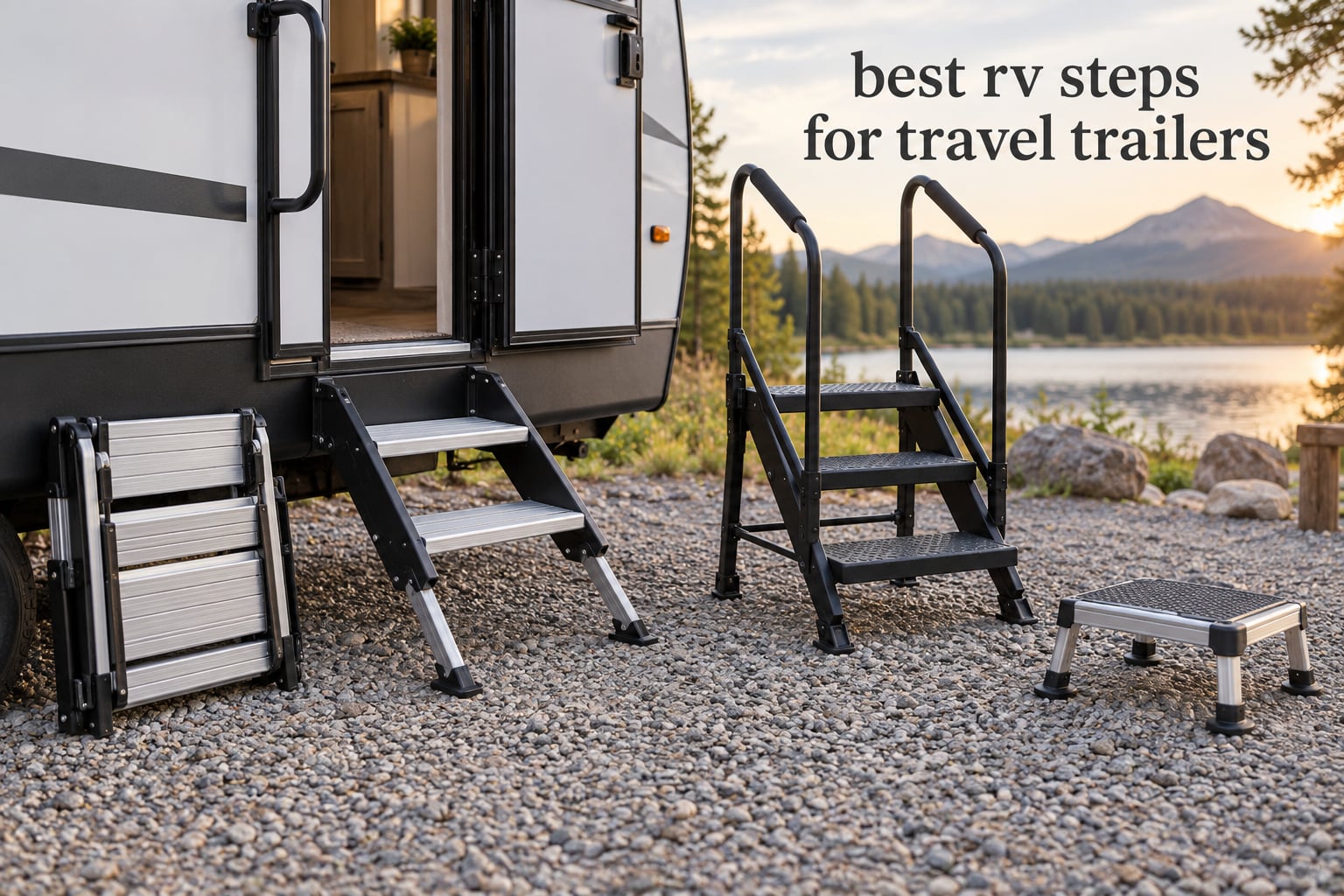 best rv steps for travel trailers