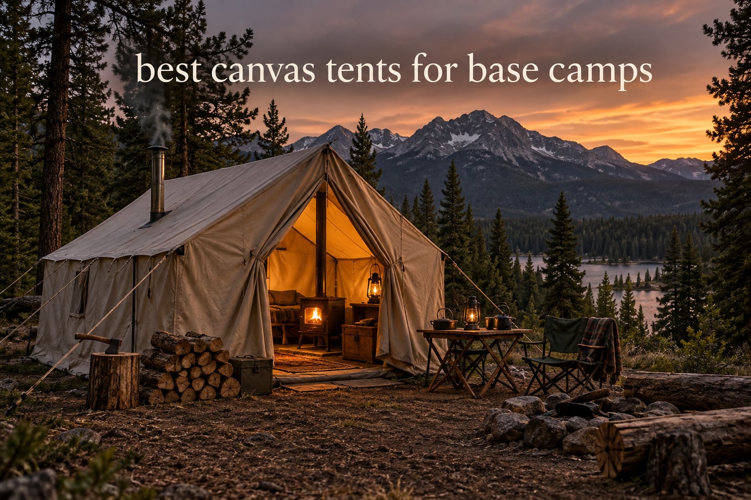 best canvas tents for base camps