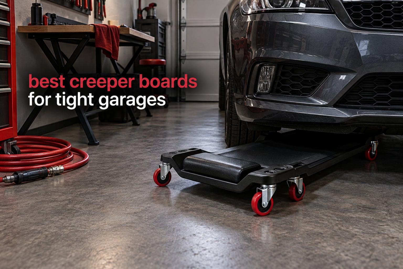 best creeper boards for tight garages