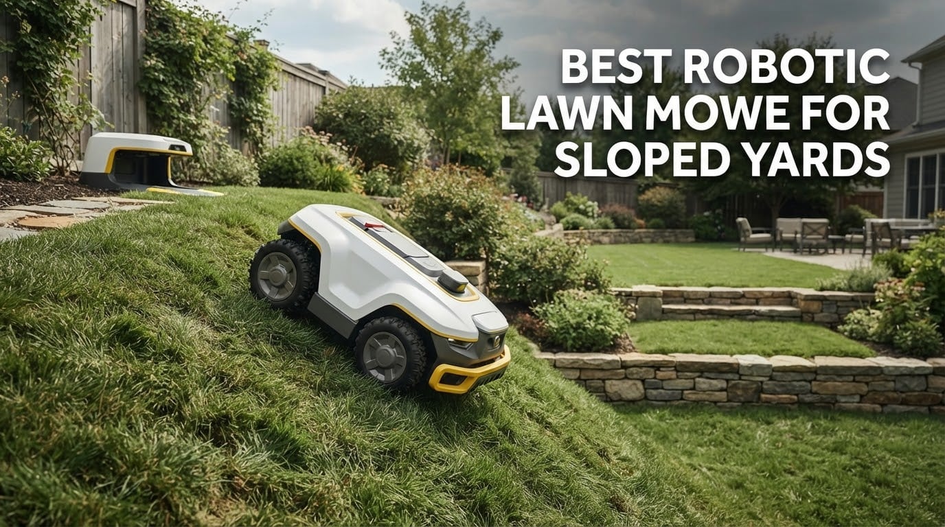 best robotic lawn mowers for sloped yards