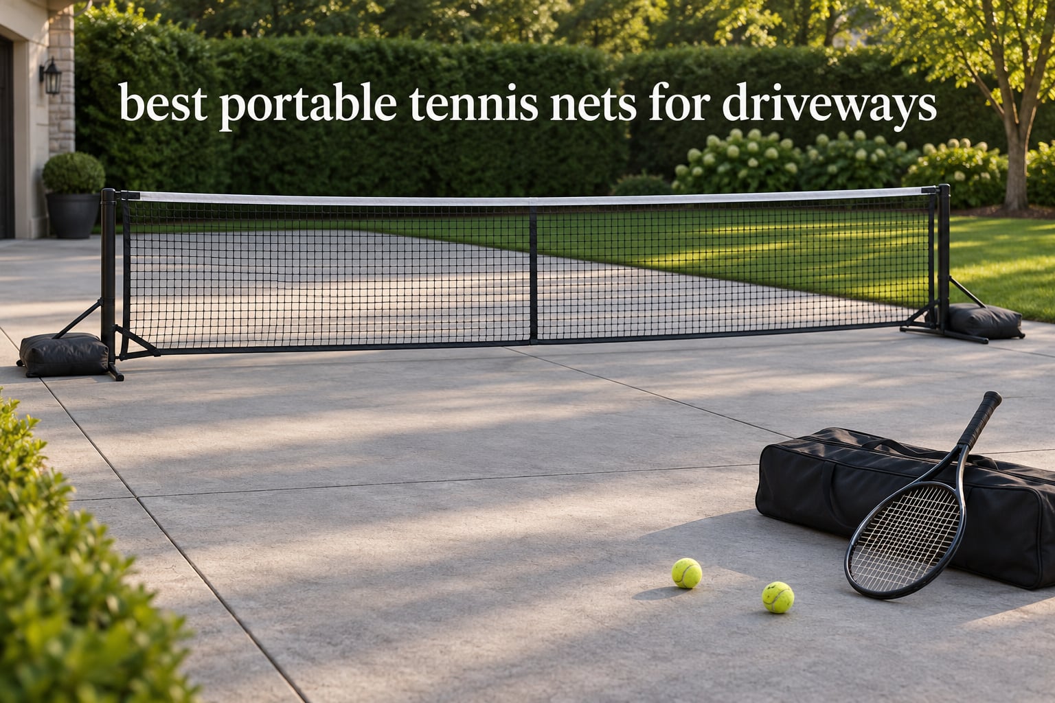 best portable tennis nets for driveways