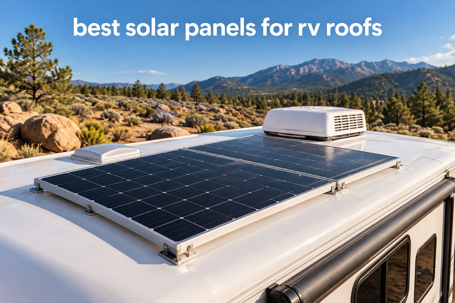 best solar panels for rv roofs