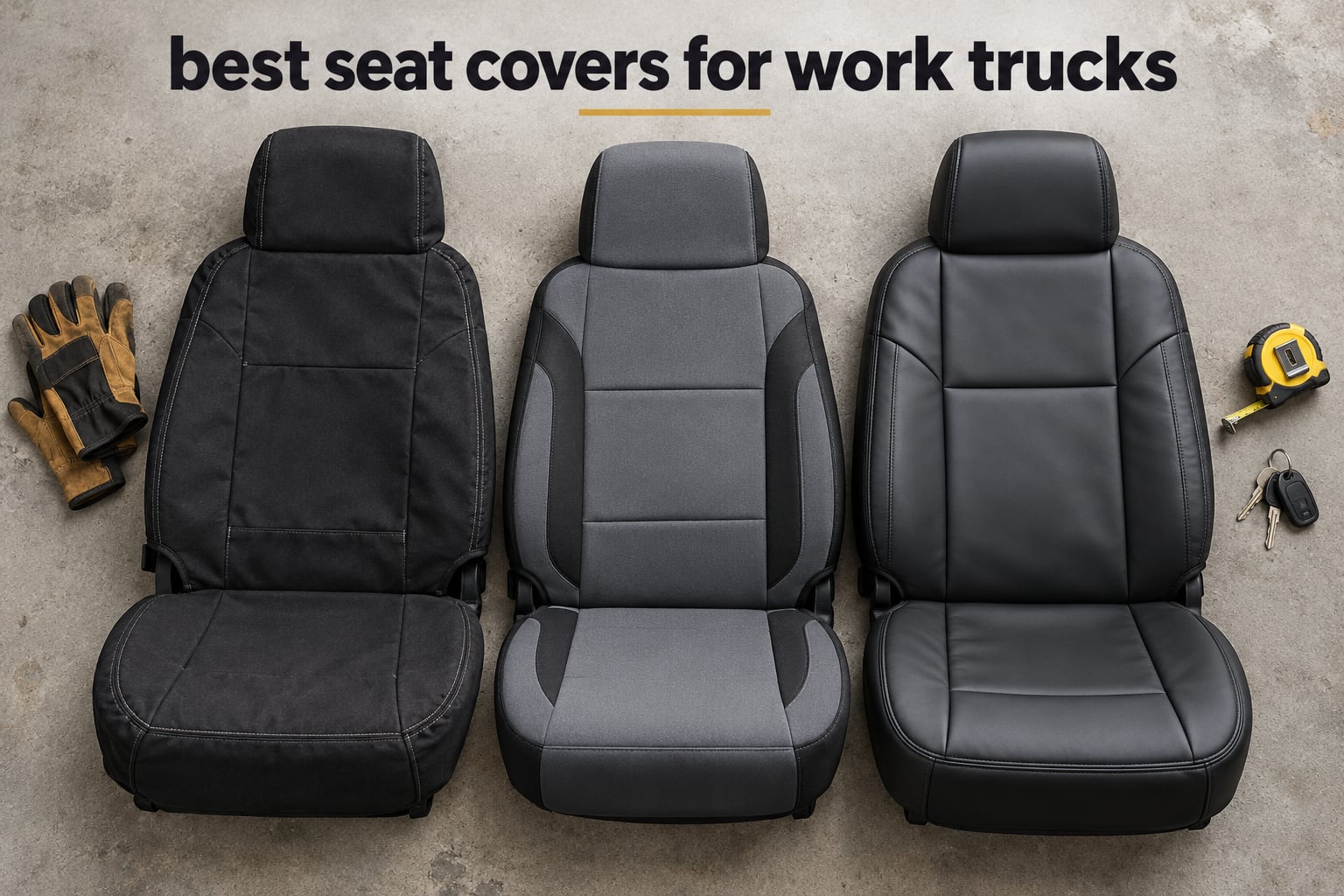 best seat covers for work trucks