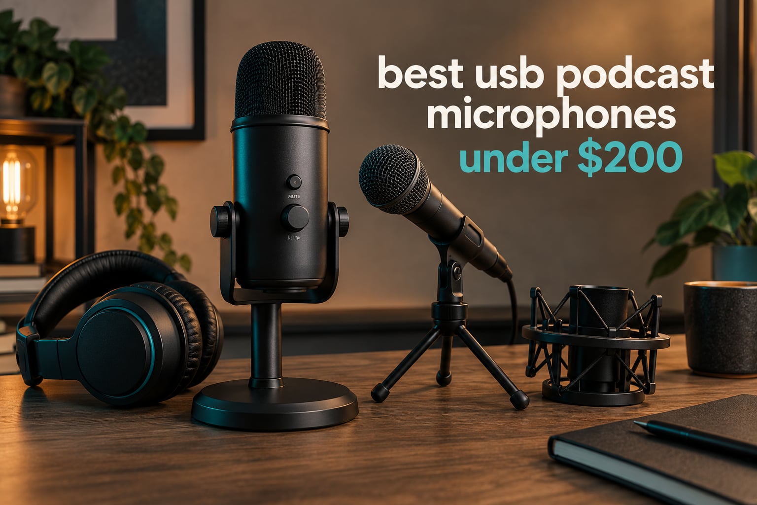 best usb podcast microphones under $200