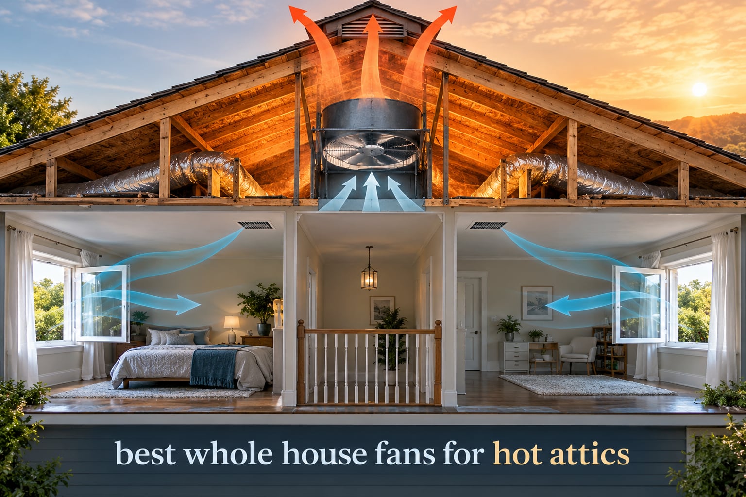 best whole house fans for hot attics