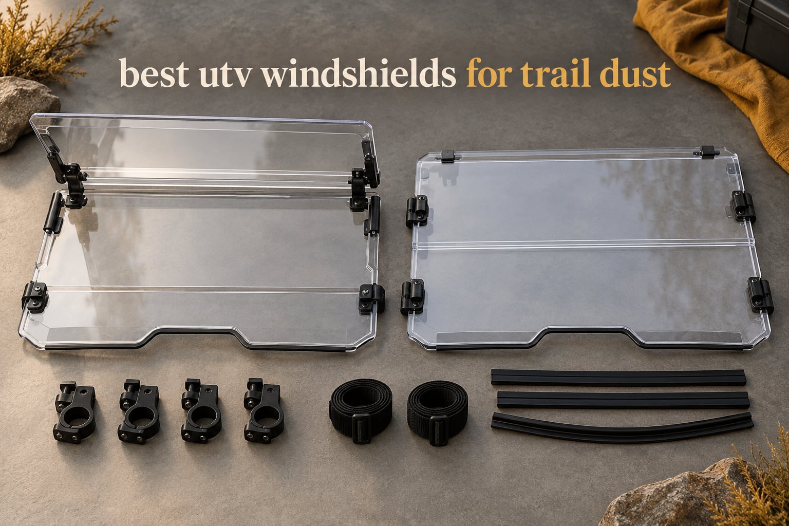 best utv windshields for trail dust