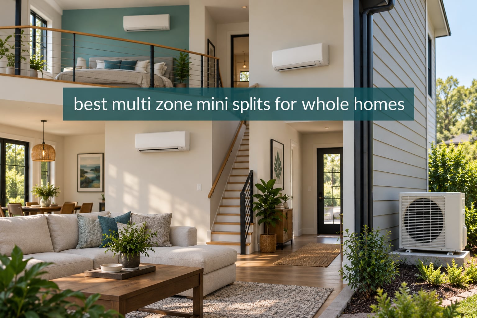 best multi zone mini splits for whole homes