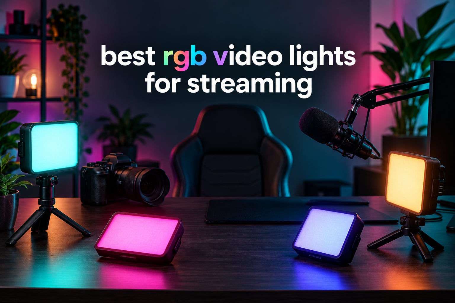 best rgb video lights for streaming