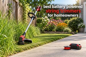 best battery powered string trimmers for homeowners