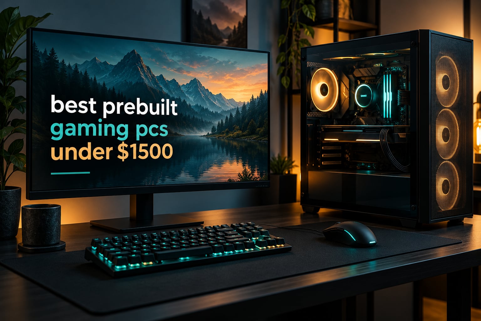best prebuilt gaming pcs under $1500