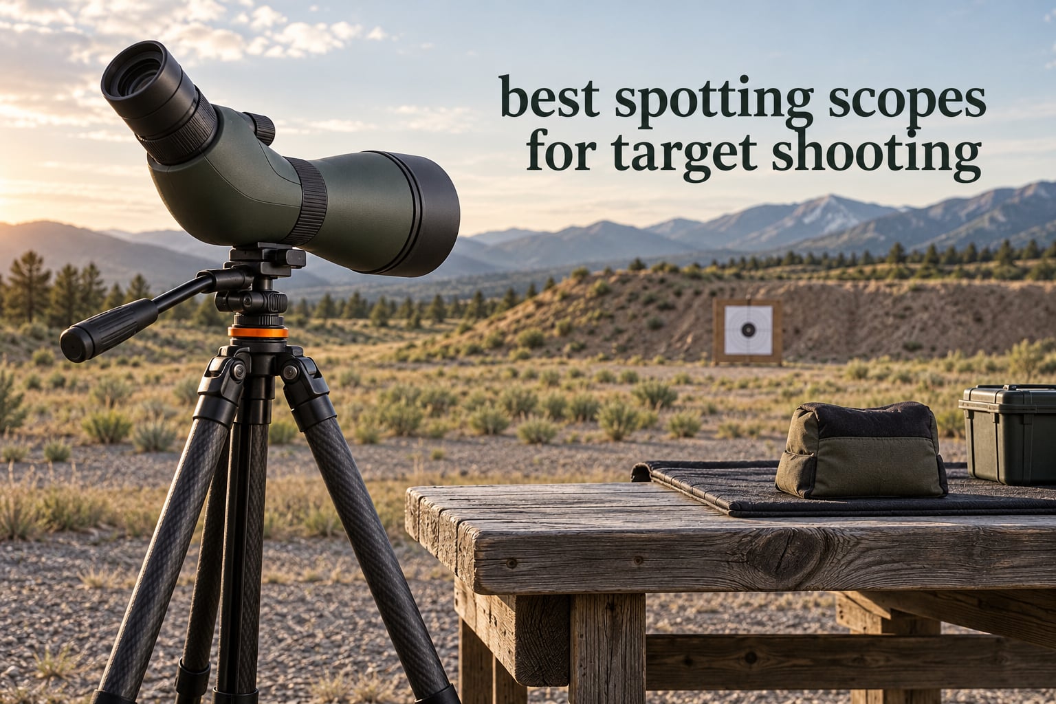 best spotting scopes for target shooting