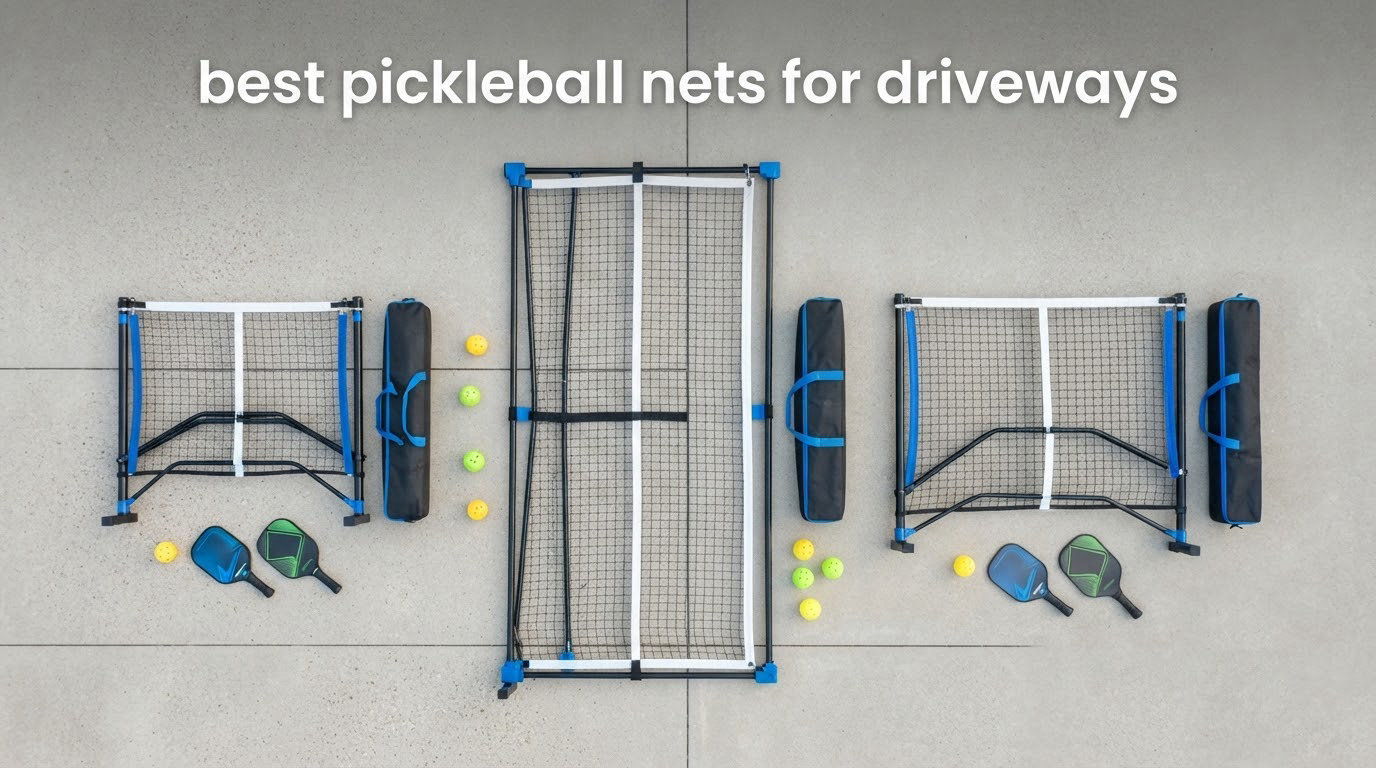best pickleball nets for driveways