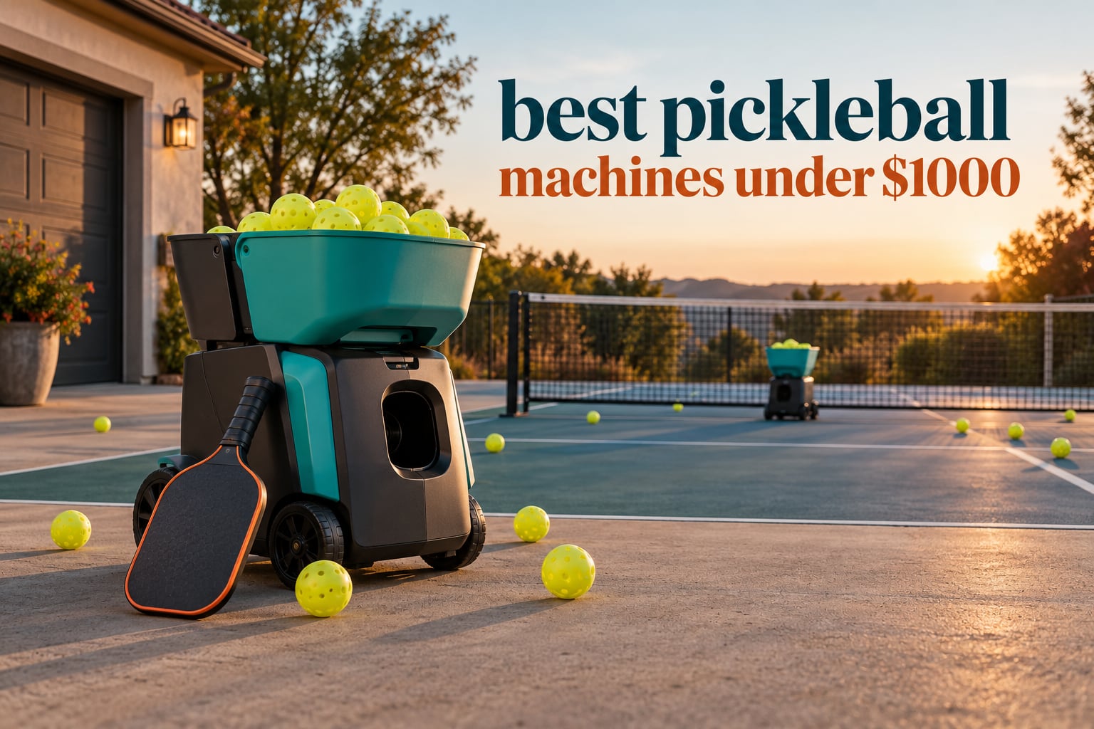 best pickleball machines under $1000
