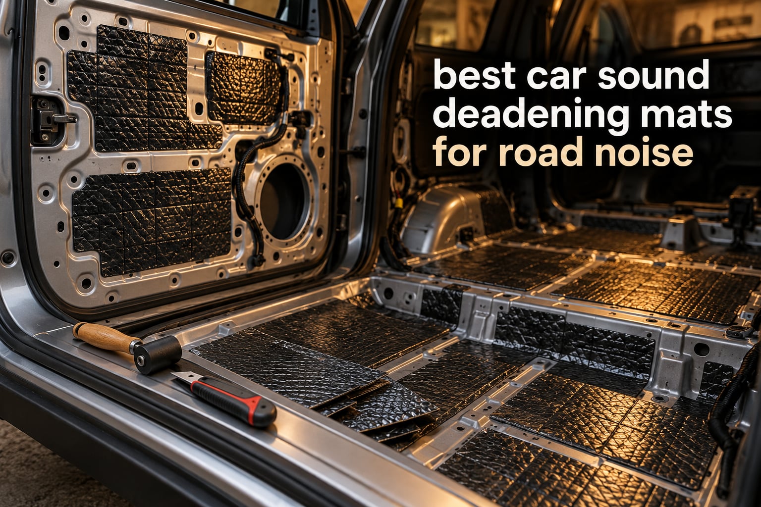 best car sound deadening mats for road noise