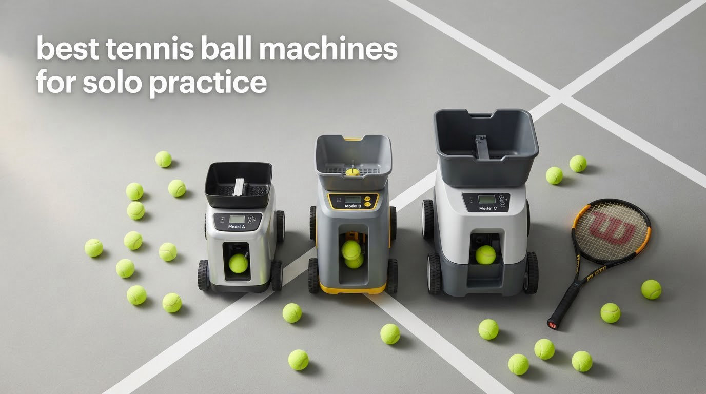 best tennis ball machines for solo practice