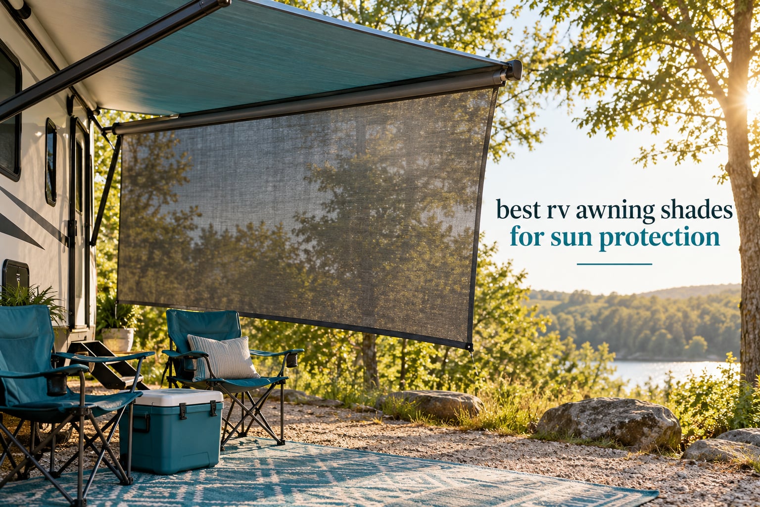best rv awning shades for sun protection