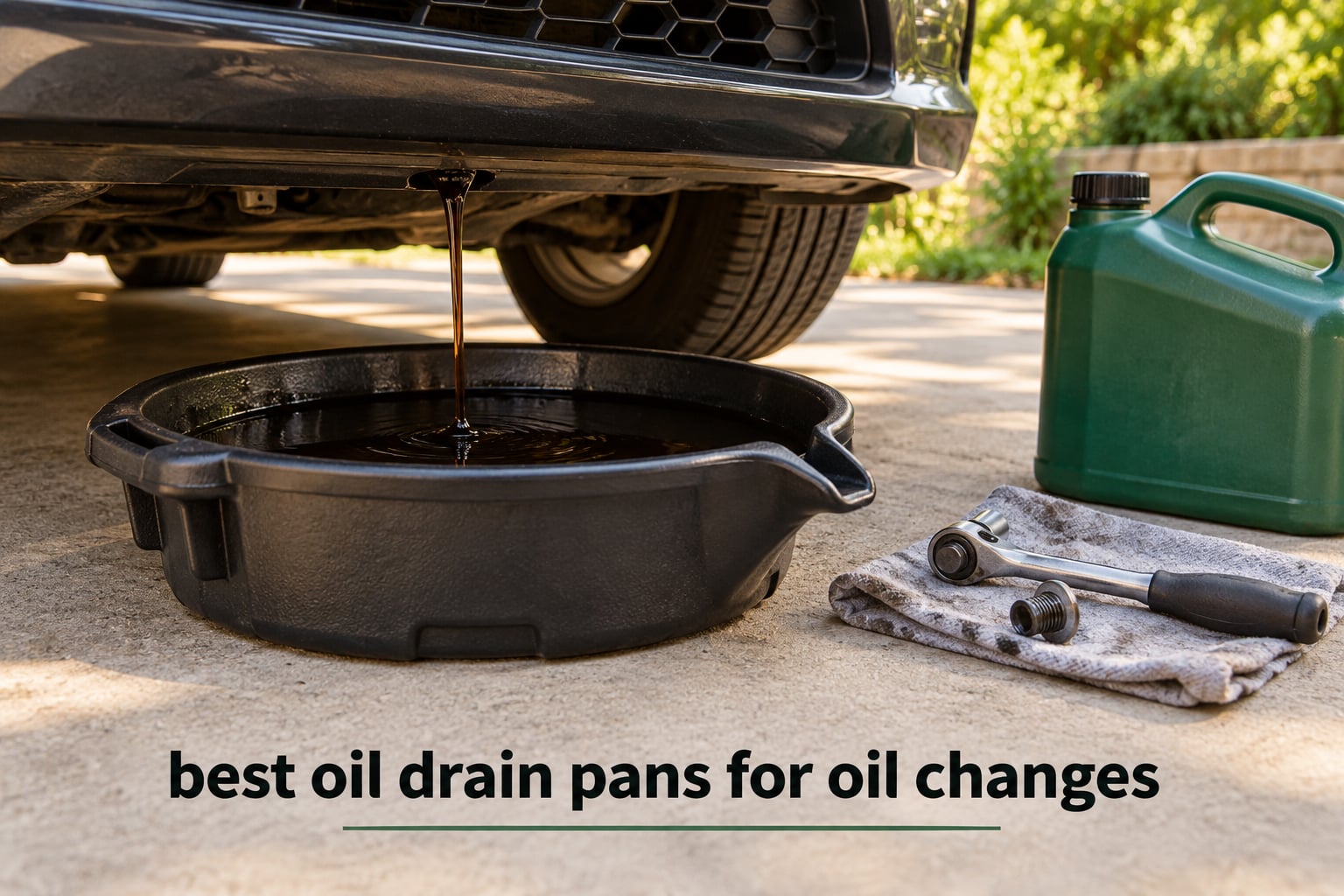 best oil drain pans for oil changes